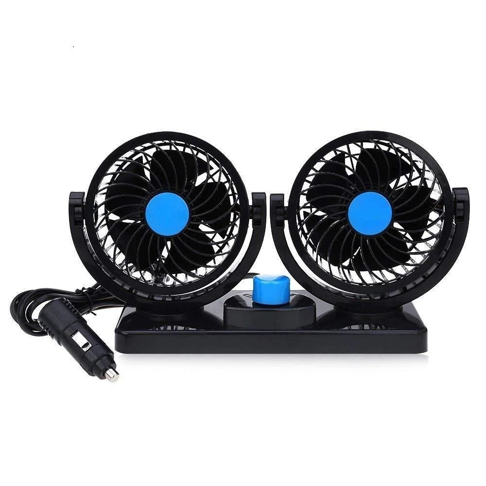 Dual Head Car Fan (1Pcs)